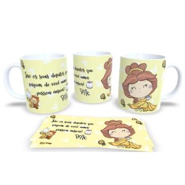 Imagem de Canecas de Porcelana Personalizadas Princesa Motivadas - Estampa Subli