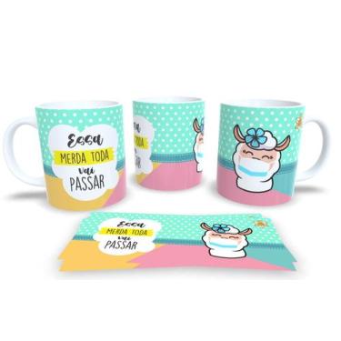 Imagem de Canecas de Porcelana Personalizadas Ihama Irritada - Estampa Sublimada