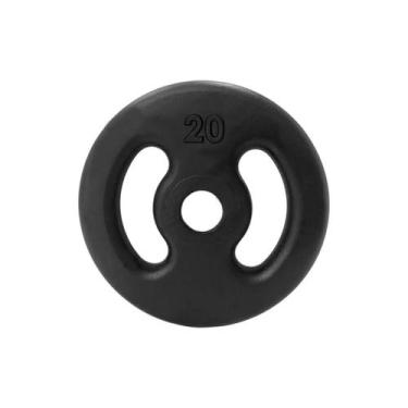 Imagem de Anilha Ferro 20kgs Musculação Academia Fitness - Rei do Fitness