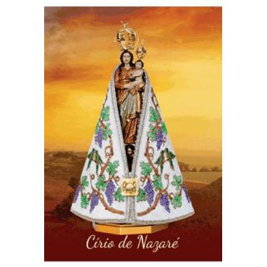 Imagem de 100 Santinhos do Círio de Nazaré (oração no verso) - 7x10 cm - Santinh