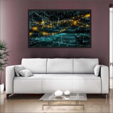 Imagem de Quadro Decorativo Matemática Fórmulas Licenciaturas 1 metro x 60 cm Co