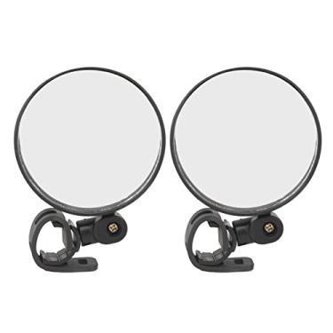 Imagem de 2 Pçs 8cm Grande Angular Bicicleta Espelhos Retrovisores Melhorar A Segurança Espelho Retrovisor Universal Para Bicicletas Motocicleta Scooters Cadeiras De Rodas