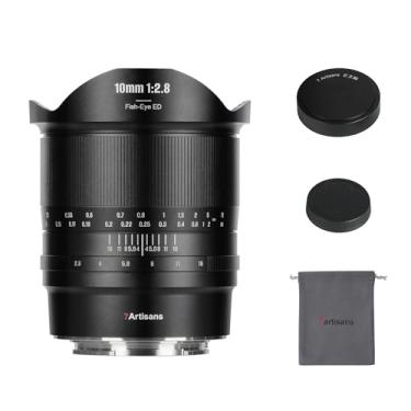 Imagem de 7artisans Lente olho de peixe ultra grande angular F2.8 II de 10 mm F2.8 II 185°, foco manual para câmeras Sony E-Mount sem espelho A7/A7R/A7S/A7II/A7RII/A7SII/A9/A7RIII/A7RIV/A9II/A7SIII/A7C/A1