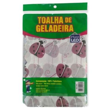 Imagem de Toalha de Geladeira Kit 3 Peças estampa Joaninha - Plast leo, Joaninha