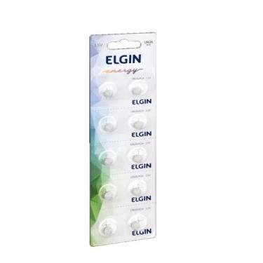 Imagem de Bateria De Litio LR626 AG4 3v Blister C 10  Elgin - Elgin pilha