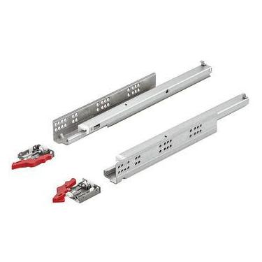 Imagem de Corrediça invisível soft extração total  450mm Häfele - HAFELE