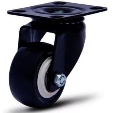 Imagem de Rodizio Giratório Preto 1.5/8'' S/ Freio Black 30kg - Colson 