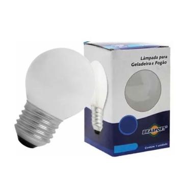 Imagem de Lâmpada Para Fogão Lustre Geladeira 40w E27 Leitosa 127v - Brasfort