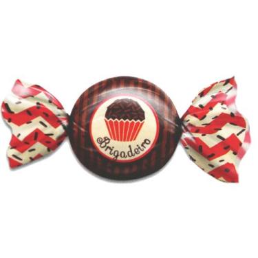 Imagem de Embalagem Trufas E Bombons Sabores 15x16cm - 100 Unidades - Lucky Fest