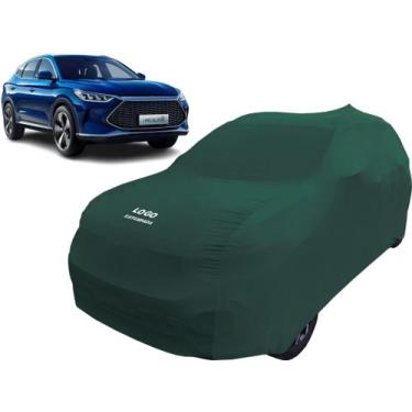 Imagem de Capa Tecido Helanca Para Carro Byd Song Plus - Mz, Verde