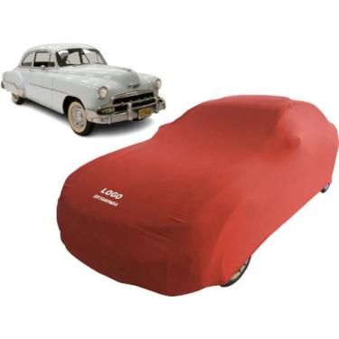 Imagem de Capa Automotiva Chevrolet Deluxe Sedan Tecido Alta Proteção - Mz, Verm