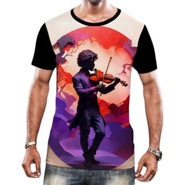 Imagem de Camiseta Camisa Tshirt Instrumento Corda Violinos Melodia 5 - Enjoy Sh
