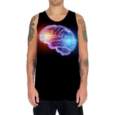 Imagem de Camiseta Regata Cérebro Inteligência Mental Psicologia HD 11 - Enjoy S