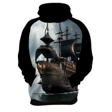 Imagem de Moletom Casaco Estampada Steampunk Navio Embarcação HD 3 - Enjoy Shop,