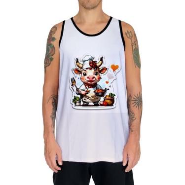 Imagem de Camiseta Regata Tshirt Chefe Vaquinha Cozinheira Cozinha 7 - Enjoy Sho