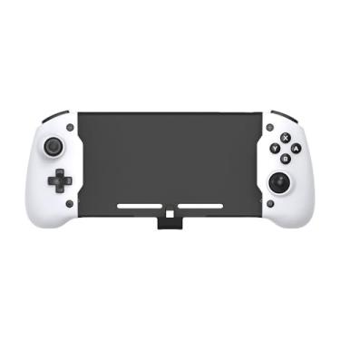 Imagem de Aibowey Wireless Switch Controller for Nintendo Switch/OLED, Ergonomic Full Size Grip with 9 Lights Color, One Piece Joypad for Users Who Prefer Handheld Mode