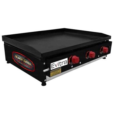 Imagem de Chapa em Aço para Lanches 80x40 cm – 5 mm de Espessura – Alta Durabilidade e Desempenho – Ideal para Hamburguerias, Food Trucks e Cozinhas Industriais – Distribuição de Calor Uniforme e Resistente