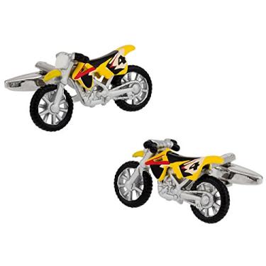 Imagem de Abotoaduras de motocicleta Motocross com caixa de apresentação Cuff-Daddy