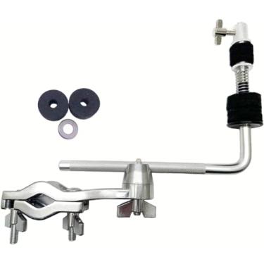 Imagem de TUOREN Grampo de Prato Braço de Extensão de Prato E Grampo de Prato Acessório Compatível com Conjunto de Tambor de Prato de Chimbal Grampo de Extensão de Tambor Suporte com Almofadas de Feltro de Prat