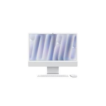 Imagem de iMac Apple Tela Retina 24" 4.5K, Chip M4, CPU 8 Núcleos, GPU 8 Núcleos, Neural Engine de 16 núcleos, 16GB RAM, SSD 256GB, Prata - MWUC3BZ/A