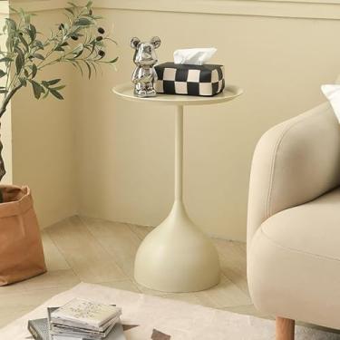 Imagem de Mesas laterais, mesa de cabeceira para sala de estar, móveis de cabeceira, mesas laterais de sofá, mesas de canto brilhantes para espaços pequenos, mesa de canto para quarto, móveis de sala de estar,