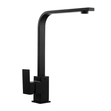 Imagem de Torneira Monocomando De Cozinha Black Preto Bica Movel Luxo