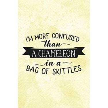 Imagem de Chameleon In A Bag Of Skittles: Funny Journal Notebook from Husband for Wife