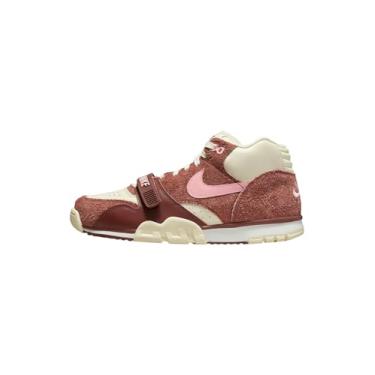 Imagem de Nike Air Trainer 1 - Pônei escuro/rosa macio médio/leite de coco, Marrom/osso, 8
