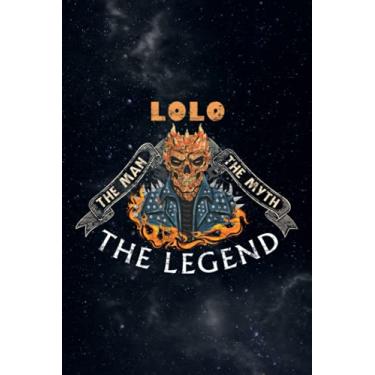 Imagem de Password book Lolo The Man Myth Legend Father’s day gift for Dad Grandpa Art: Christmas Gifts,2021,Halloween,Thanksgiving,2022,Xmas,Passwoord book,Internet password log book
