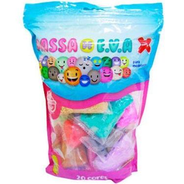 Imagem de Massa de EVA 250g 20 Cores Make +