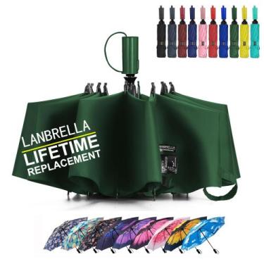Imagem de Guarda-chuva LANBRELLA Compacto Invertido - Dobrável e Automático