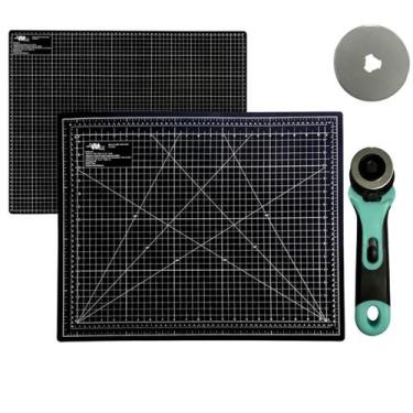 Imagem de Kit Base de Corte Placa Apoio Para Mesa A2 60x45cm Cortador de Tecido 