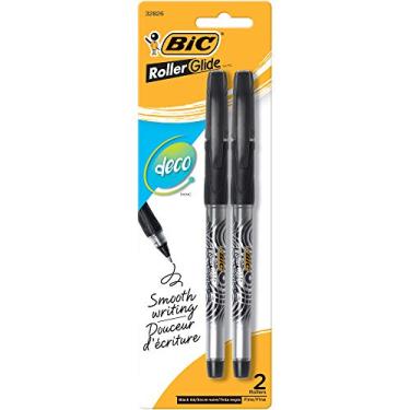 Imagem de BIC Roller Glide Deco, ponta fina, 2 canetas