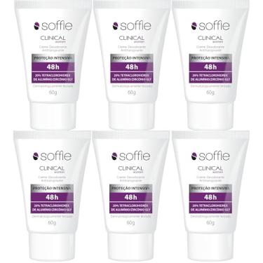 Imagem de Kit Com 6 Desodorantes Antitranspirantes - Soffie Clinical Women 48h