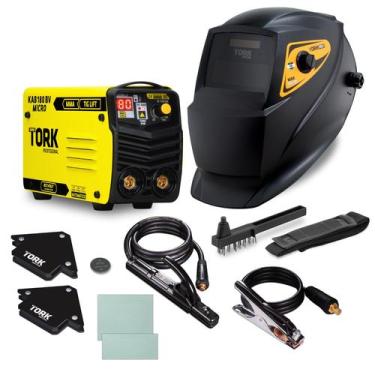 Imagem de Inversor Aparelho Solda 180A Bivolt MMA Tig Mascara Tork - Super Tork
