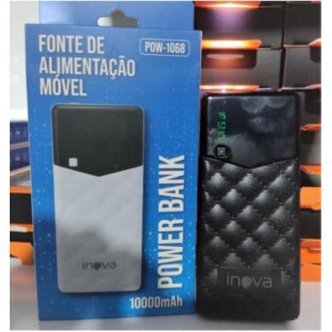 Imagem de Carregador Portátil Powerbank 10000mAh POW-1068 INOVA Preto