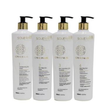 Imagem de Soupleliss Crhonus Cronograma Capilar 4 Passos 4x500ml - Infinity