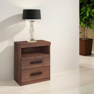 Imagem de Mesa de Cabeceira Criado Compacto Quarto Cama - Full Economize, Café