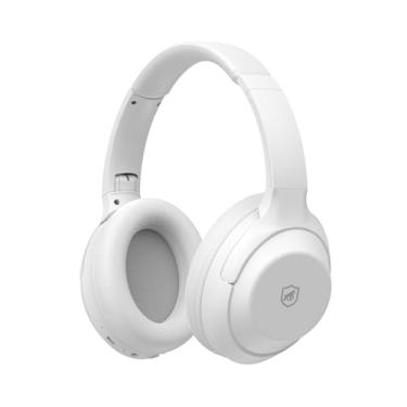 Imagem de Gshield Fone de Ouvido Headphone Flex Bluetooth 5.0 com Microfone Integrado Smart Foam Extra Bass Tech Controle de Mídia Ajustável e Dobrável (Branco)