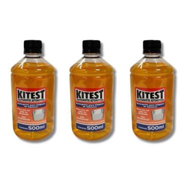 Imagem de Kit Com 3 Detergentes para Limpeza Bico Ultrassom 500ml - Kitest
