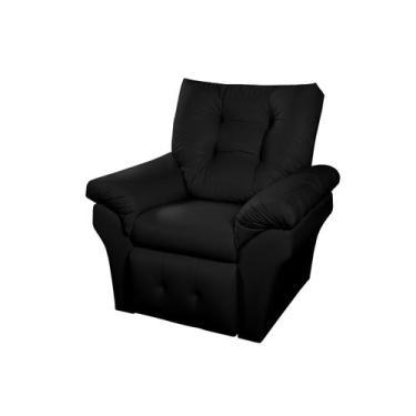 Imagem de Cadeira Poltrona do Papai Master Preto - Premier Estofados