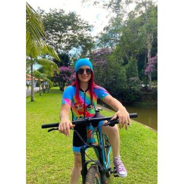 Imagem de Macaquinho Ciclismo Manga Curta Lindinha 0270 - Preta Zilli, G3