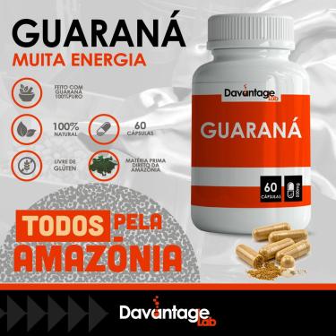 Imagem de Guaraná 100% puro - O verdadeiro - 60 cápsulas