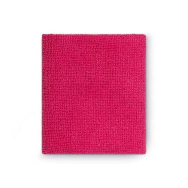 Imagem de Kit 10 Pano Microfibra 35x55cm Cor Azul Limpeza Multiuso Carro Moto Prato Pia Vidro Móveis(10 unidades rosa)