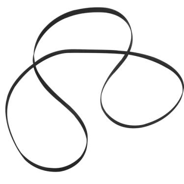 Imagem de Correia giratória para toca-discos estéreo automático Audio-Technica AT-PL50 e AT-LP60, acessórios de peça de substituição de correia de acionamento de borracha para redução de ruído de rotação suave