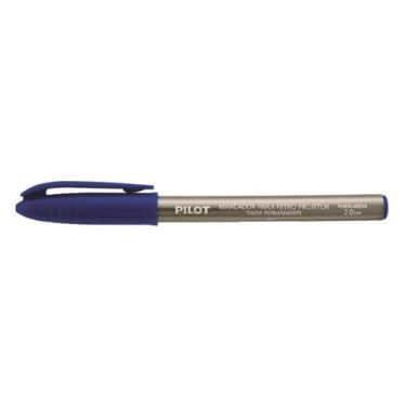 Imagem de Marcador Permanente CD/DVD, Azul, 2 mm, Pilot