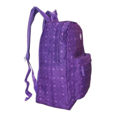 Imagem de Mochila Estrelinhas Feminina Rabisk Costas Preta Cores Grand