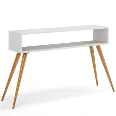 Imagem de Aparador Para Sala De Estar Pés Palito Mônaco L03 Branco