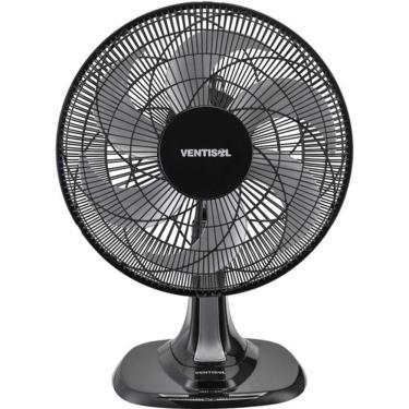 Imagem de Ventilador De Mesa 40cm Com 6 Pás 127v Preto/cinza Ventisol