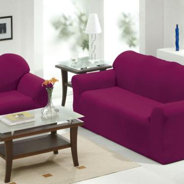 Imagem de Jogo 2 Capas de Sofá 2 e 3 Lugares Malha Gel 100% Poliéster